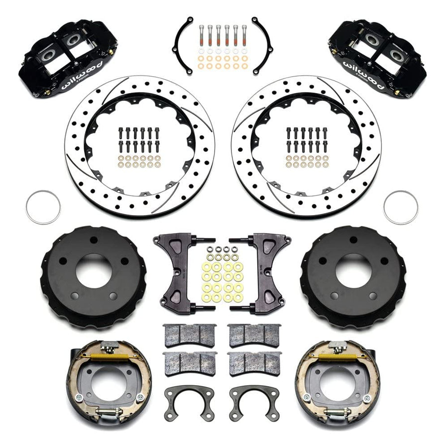 Rear P-Brk Kit, FNSL4R, 12.88" Drilled
