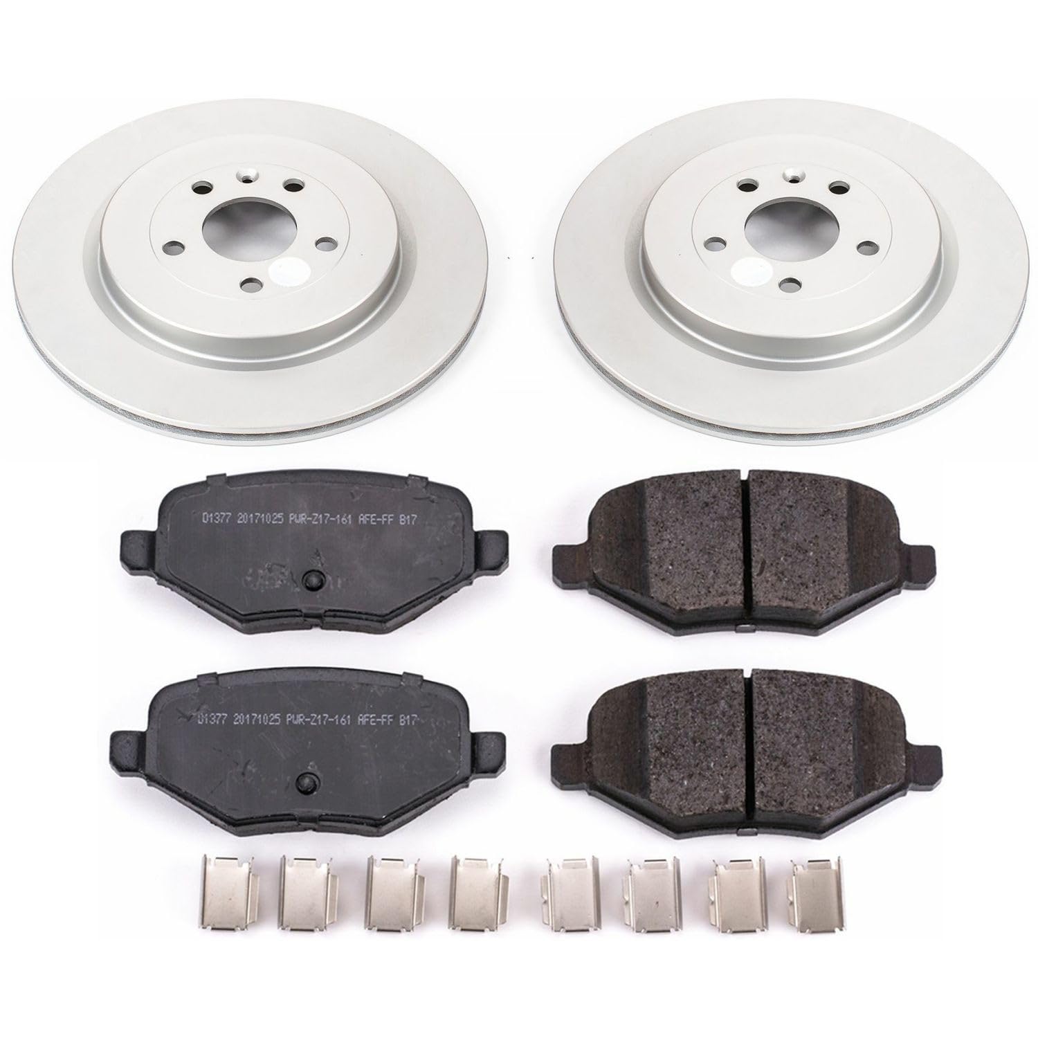 Power Stop Z17 CRK7724 Rear Evolution Geomet® Coated Brake Kit