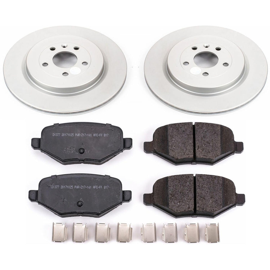 Power Stop Z17 CRK7724 Rear Evolution Geomet® Coated Brake Kit