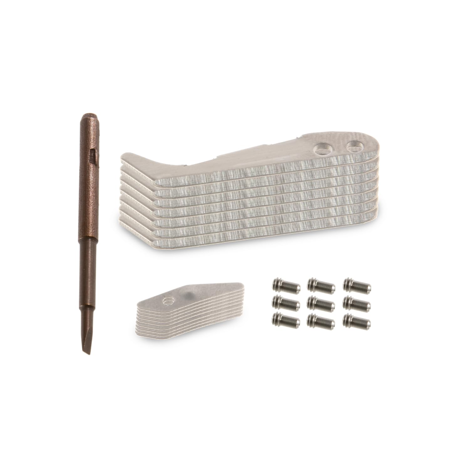Stainless Steel TruGlo .031 in. Replacement Blade Set (3 Pack) for Titanium X 3 Blade Mechanical Backflip Broadhead