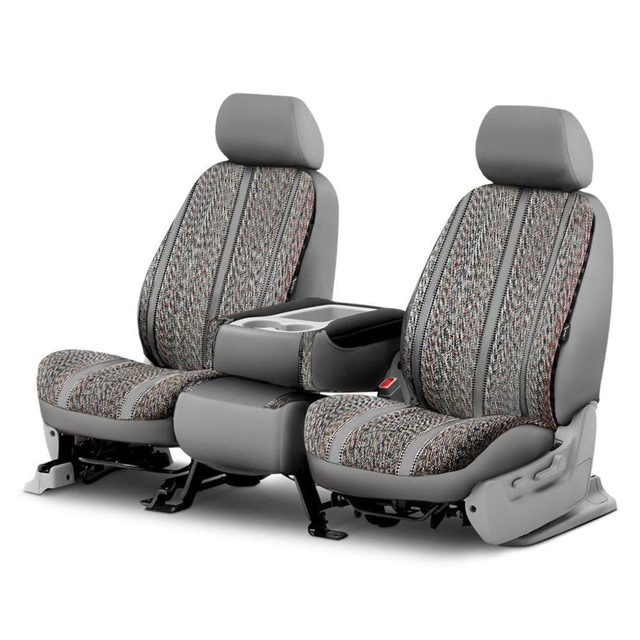 Custom Fit Fia TR49-1 GRAY Front Seat Cover Split Seat 40/20/40 - Saddle Blanket, (Gray)