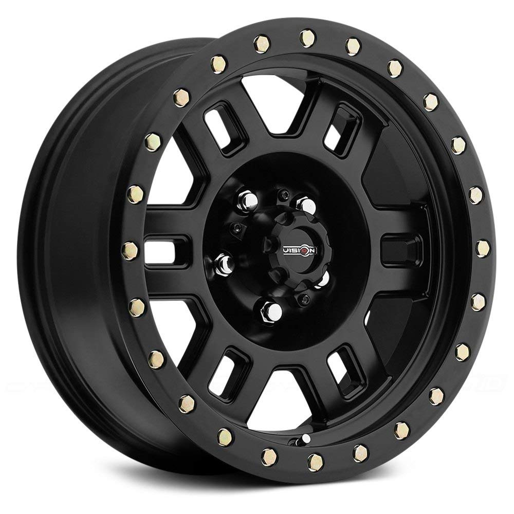 VISION WHEEL 18X9 5X5.5 5.7BS MANX 398 MATTE BLACK