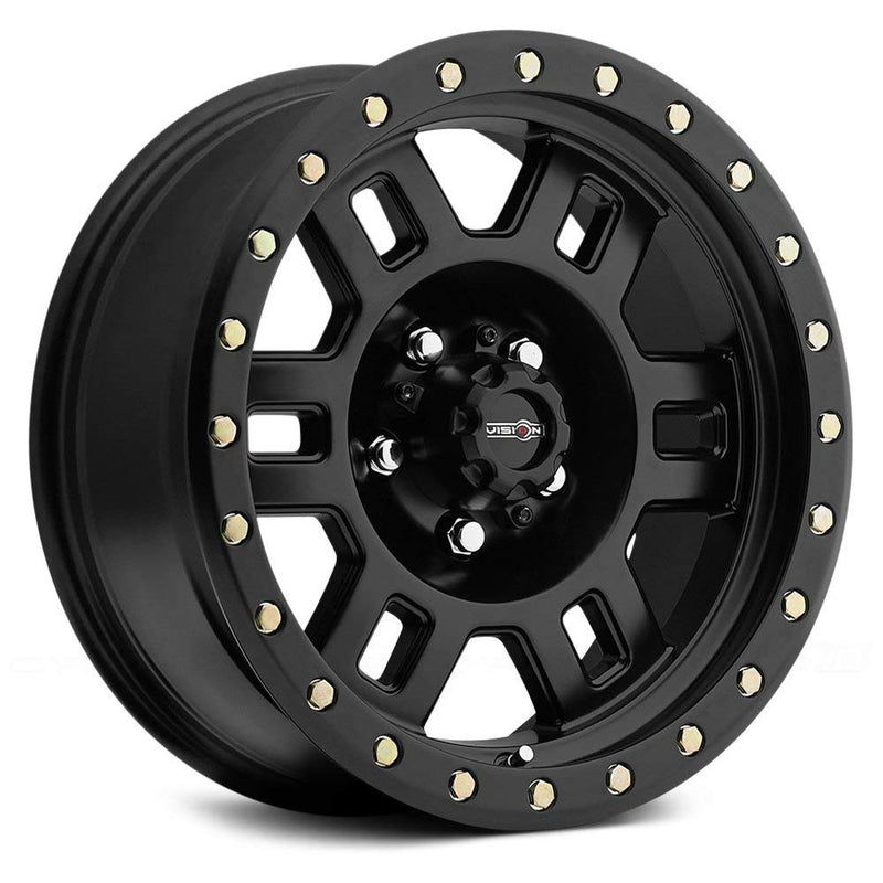 VISION WHEEL 18X9 5X5.5 5.7BS MANX 398 MATTE BLACK