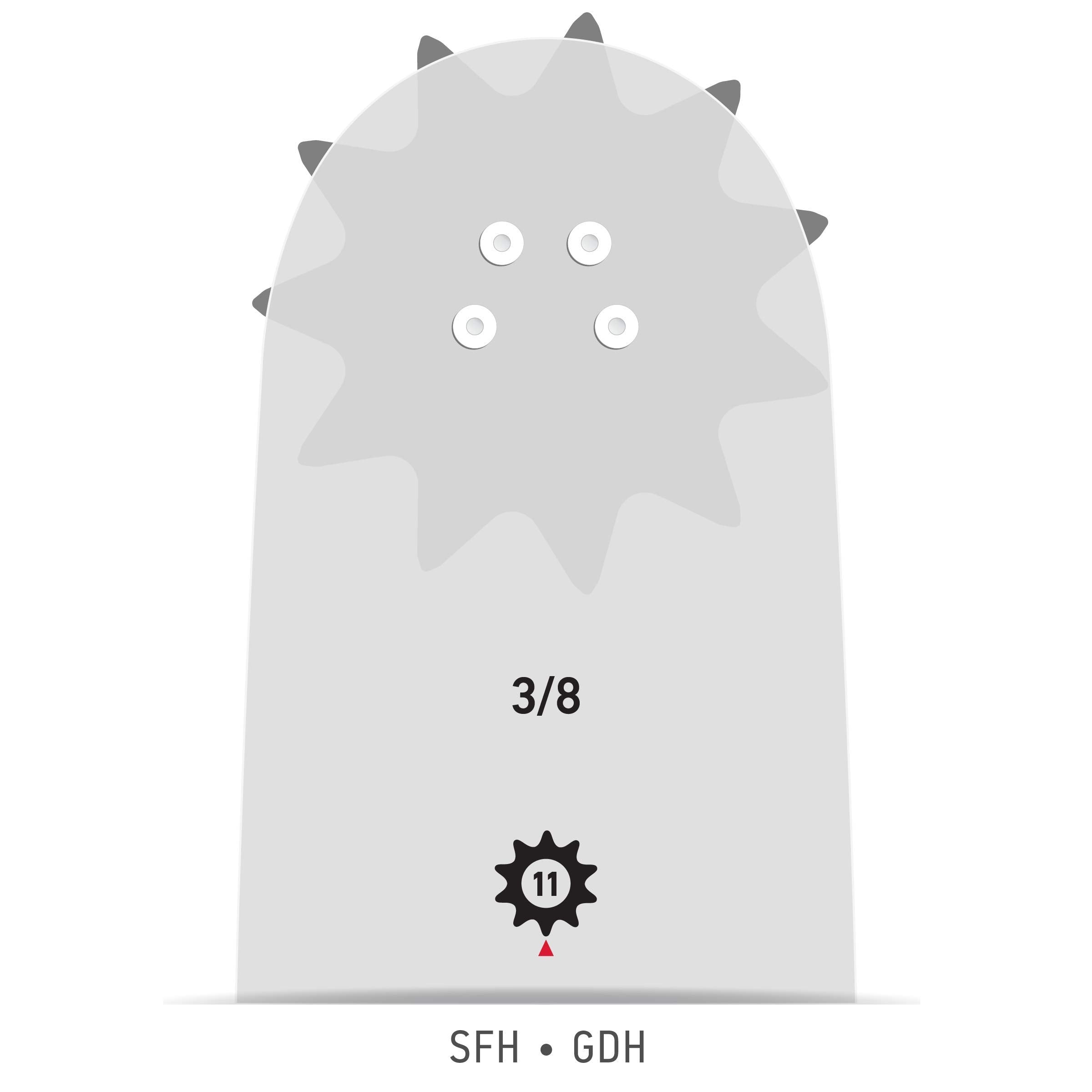 Oregon Pro-AM 188SFHD009 Guide Rail 58.5 cm 3/8 Inch 1.5 mm