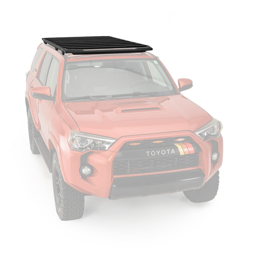 DEK KUAT Direct Mount Rooftop Platform Rack Non-Lit with 300 lb Cargo Capacity and Adjustable Crossbars, No Drill Installation, 2010-2024 Toyota 4Runner 5th Gen