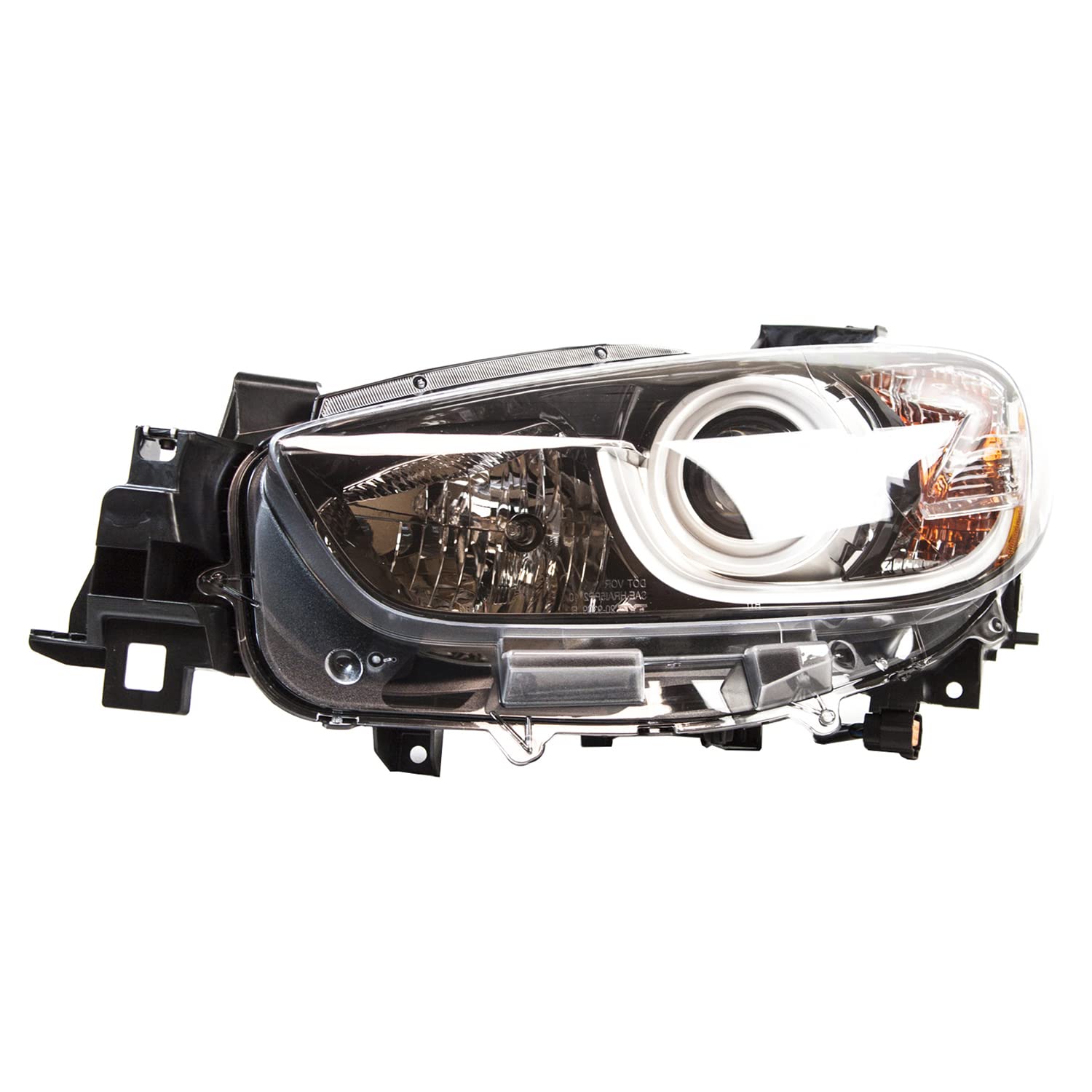 Left TYC Headlight Assembly Compatible with 2013-2016 Mazda CX-5