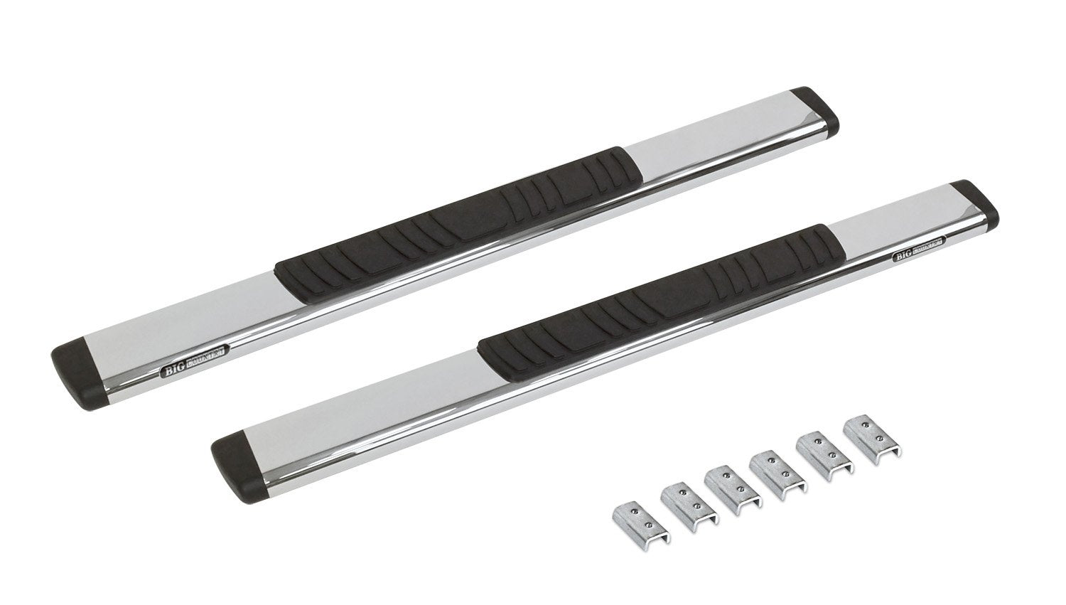 Go Rhino 5" Low Profile OE Xtreme Sidesteps & Brackets | Stainless Steel, Polished | 685404552PS | Fits 2007-2019 Chevrolet Silverado & GMC Sierra Standard Cab (See Description)