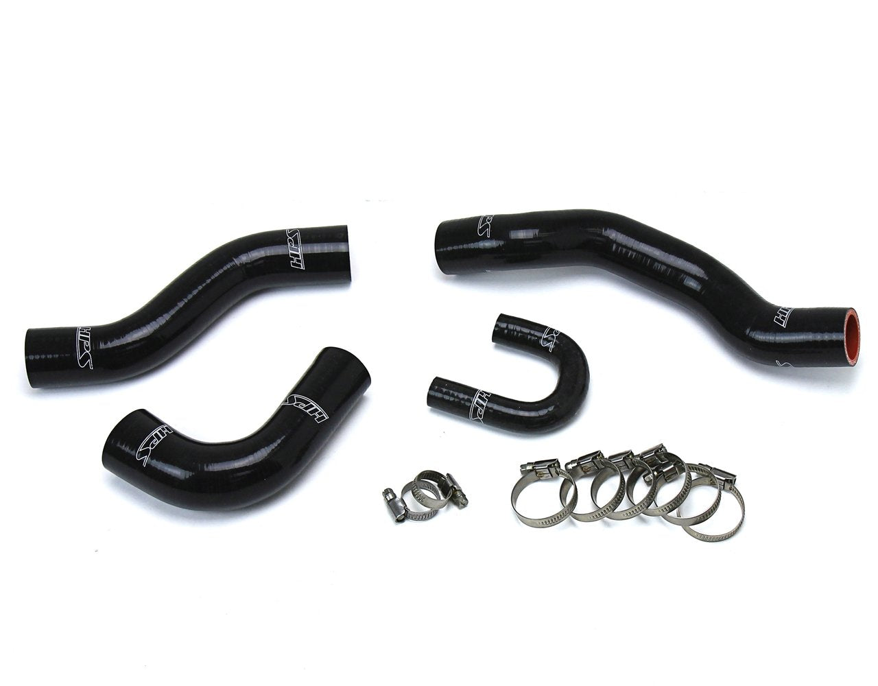 Black HPS 57-1477-BLK Silicone Radiator Hose Kit Coolant