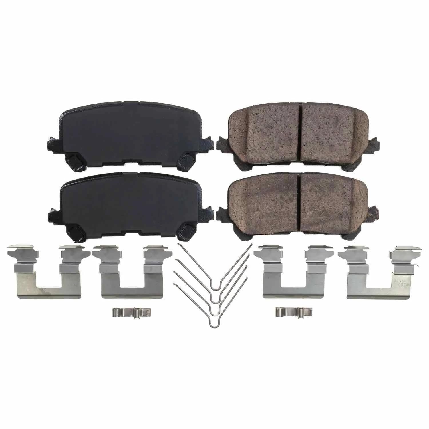 Power Stop Front Brake Kit For MDX Acura 2014-16 |Honda Passport 2019-25 |Pilot 2016-22 |Ridgeline 2017-25 - Ceramic Brake Pads With Installation Hardware, 17-1724