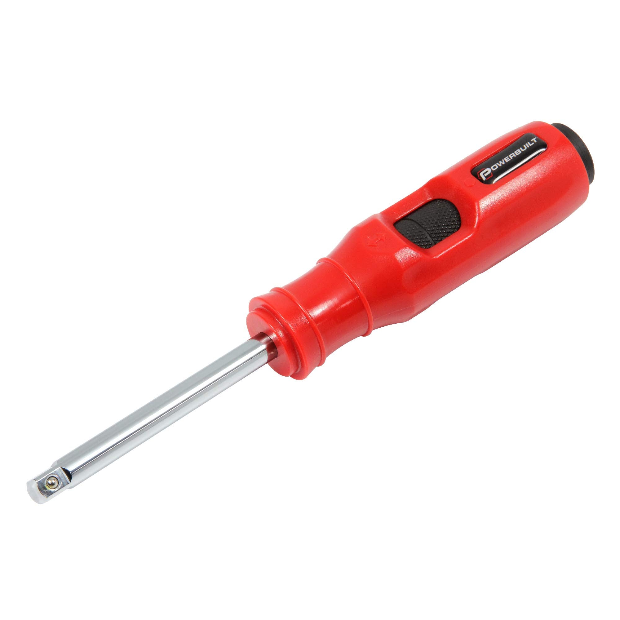 Powerbuilt 20 Pc. 1/4" Dr. Impact Bit Screwdriver and Nut Driver Set, Includes SAE, Metric Sockets, Phillips, Slotted, Star Bits, Adapter- 647768
