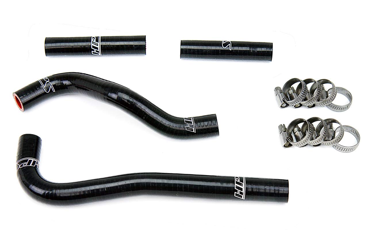 Black HPS 57-1371-BLK Silicone Radiator Coolant Hose Kit