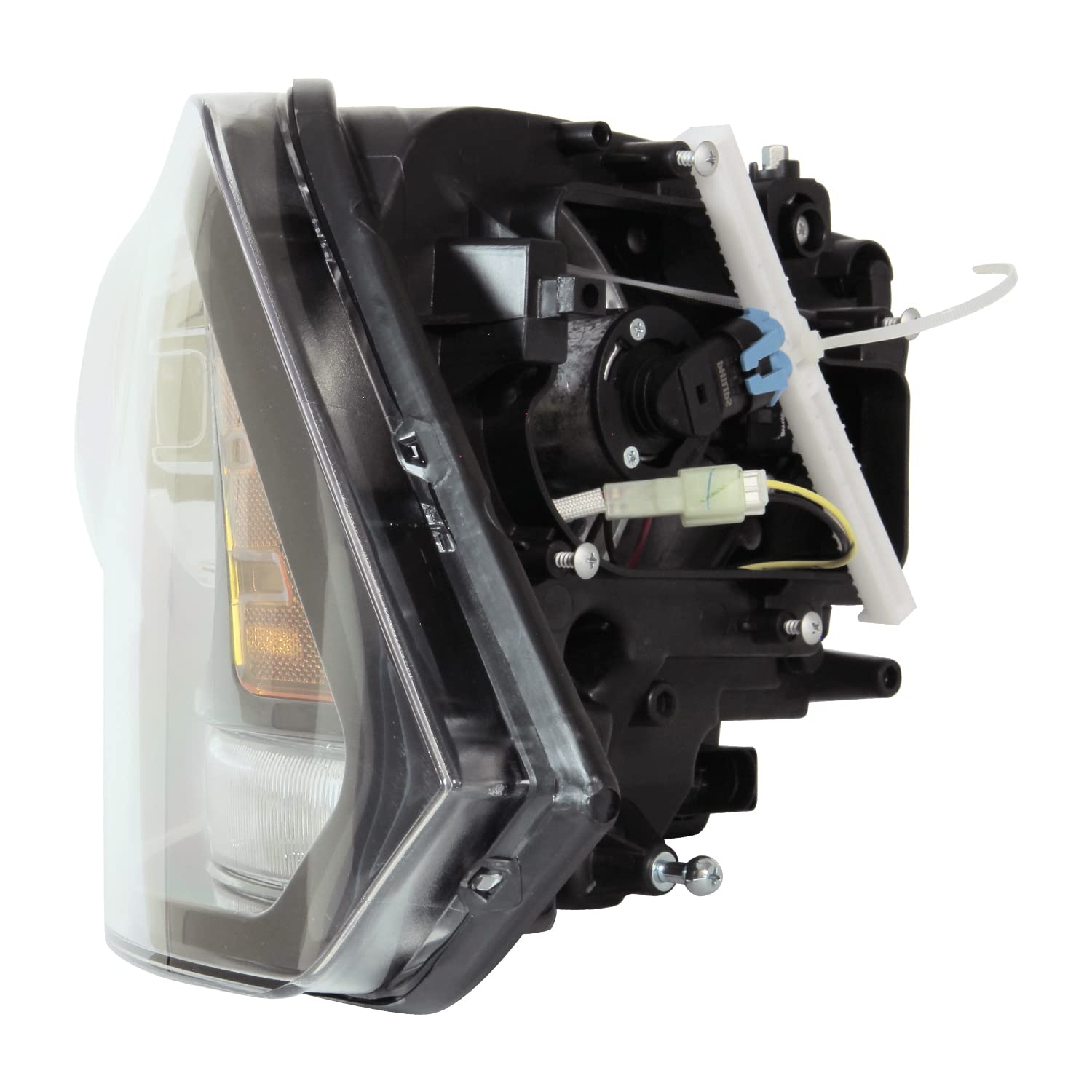Left TYC Headlight Assembly Compatible with 2013-2015 Dodge Ram 1500 Pickup