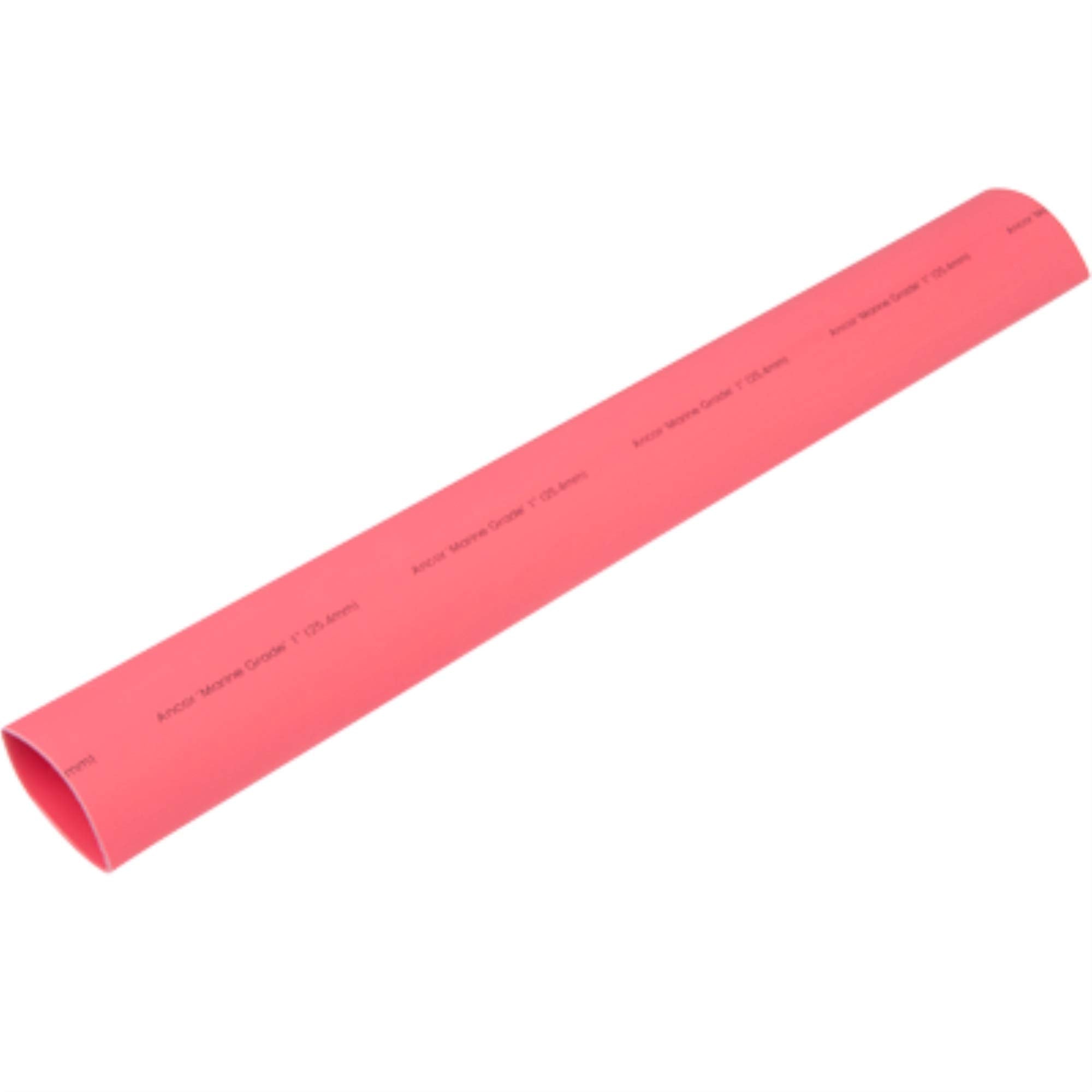 Electrical Adhesive Lined Heat Shrink Tubing ANCOR MARINE GRADE (1-Inch Diameter, 48-Inches Long, Red)