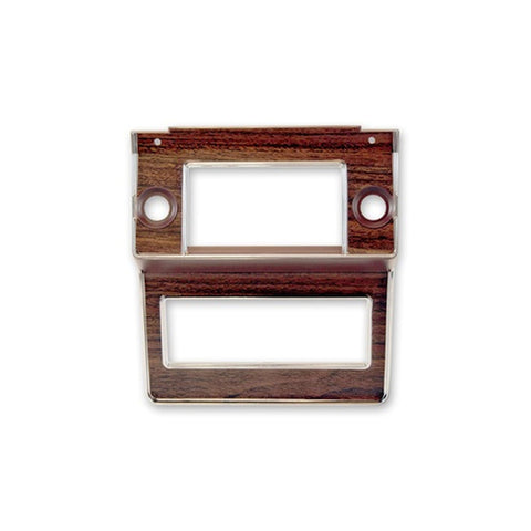 C9ZZ-6504774-F Scott Drake Radio Bezel Wood Grain