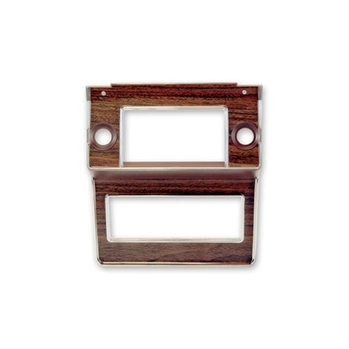 C9ZZ-6504774-F Scott Drake Radio Bezel Wood Grain