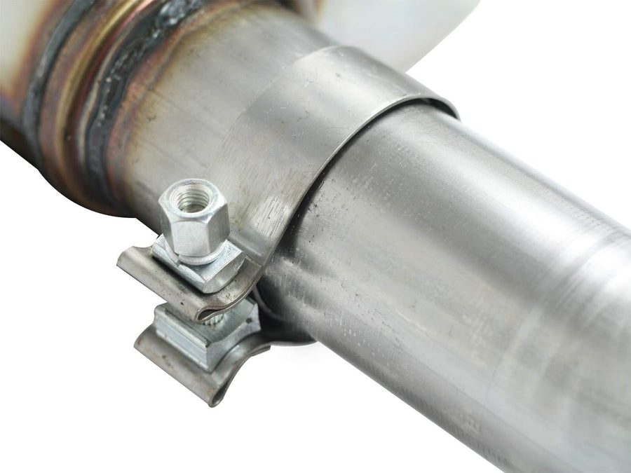 Mach Force-Xp aFe Power 49-42031-B 3 IN Cat-Back Exhaust System with Dual Polished Tips