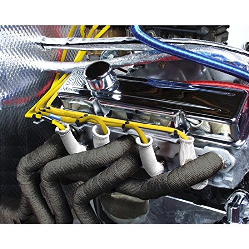 2" x 25' Pipe Wrap Kit Design Engineering with 4 Locking Ties - Black