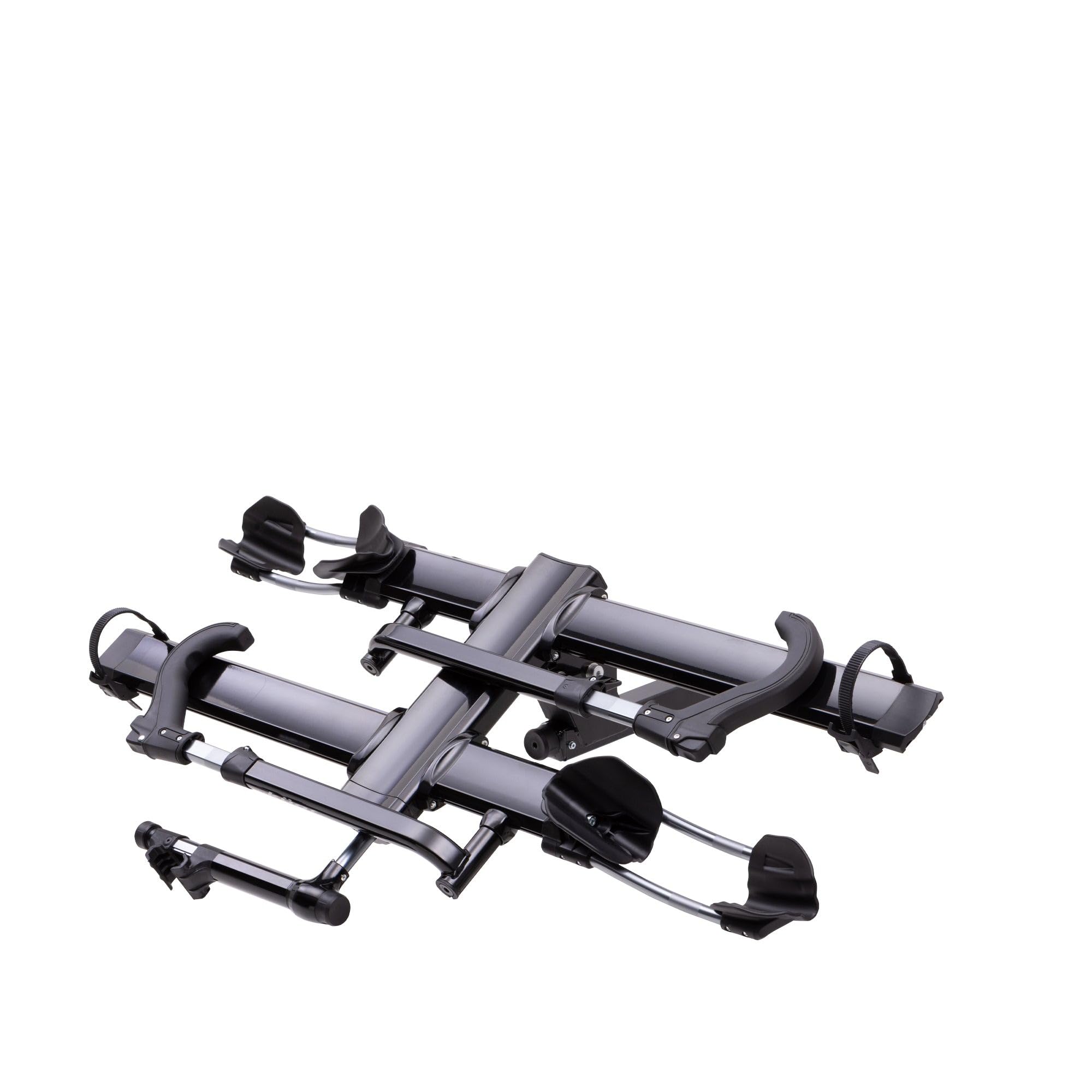 2-Bike Hitch Rack KUAT NV 2.0-2" | Robust 2-Bike Rack with Trail Doc for Riders & Cyclists | Rugged All-Metal Construction | E-Bike Compatible | Easy Installation, Black Metallic/Gray Anodize