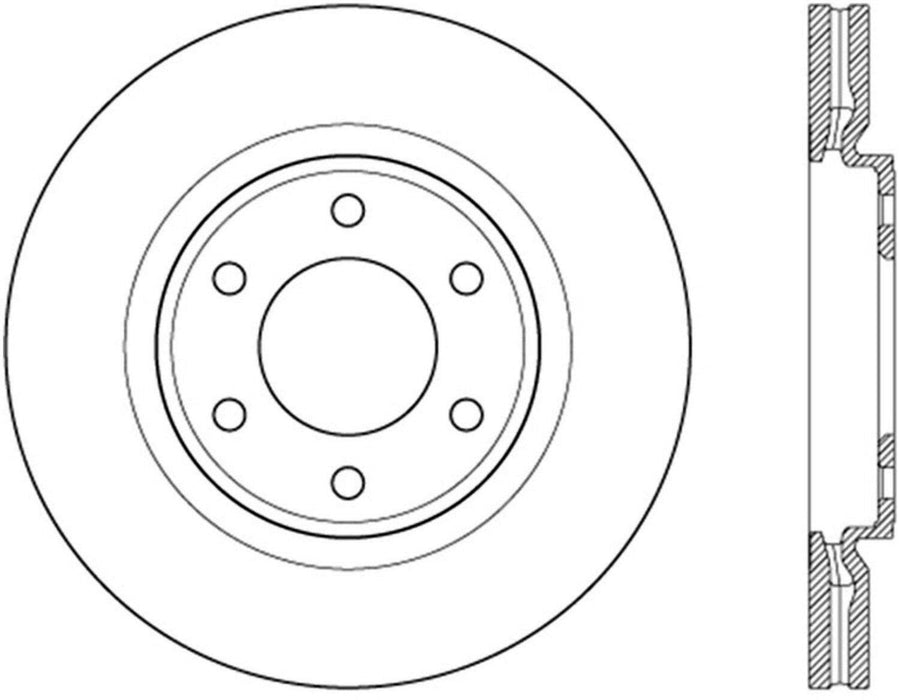 Premium Centric Parts 120.42111 Brake Rotor