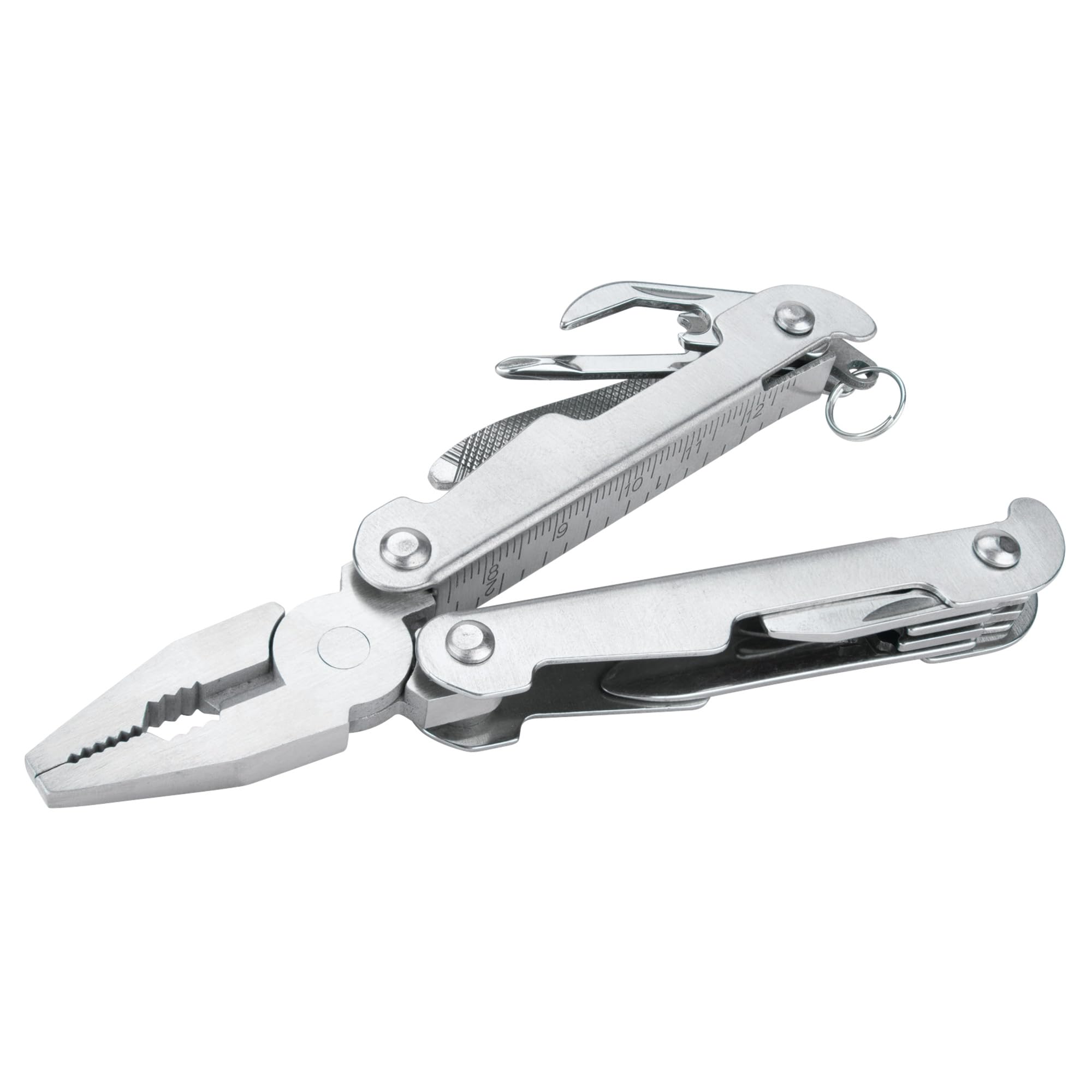 5-in-1 Performance Tool Multi-Tool with Screwdriver, Pliers, Knife, Bottle Opener, and Cutter, Made of Durable Stainless Steel