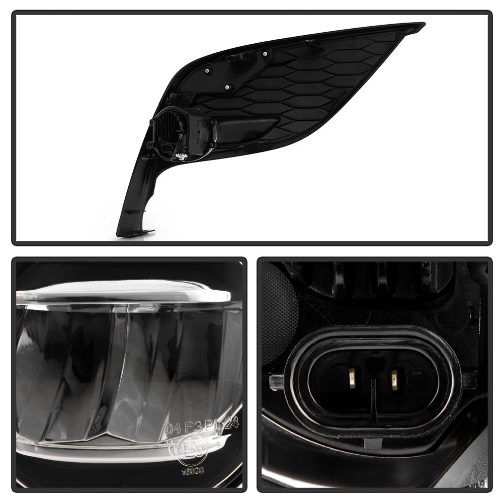 Toyota Camry SE/XSE 2021-2023 OEM Style LED Fog Lights w/OEM Switch - Clear Spyder