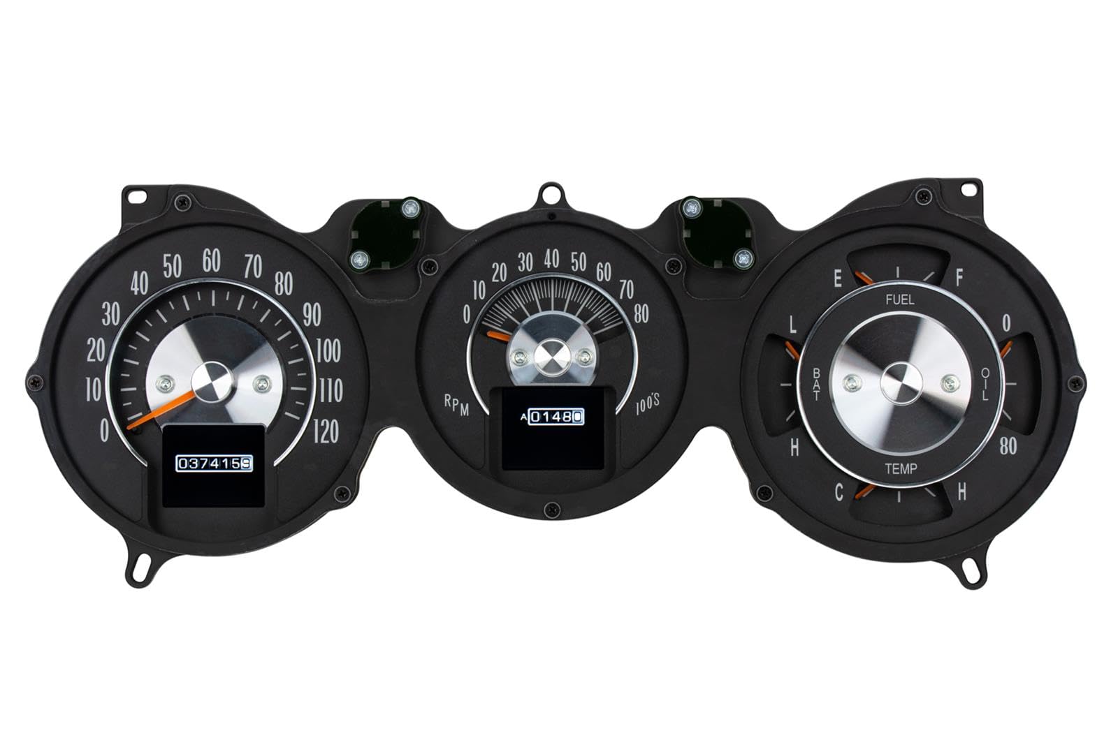Dakota Digital Retrotech Gauge Instrument System RTX-64C-CVL-X Compatible with 1964-65 Chevy Chevelle/El Camino