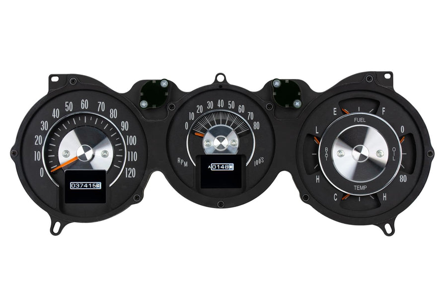 Dakota Digital Retrotech Gauge Instrument System RTX-64C-CVL-X Compatible with 1964-65 Chevy Chevelle/El Camino