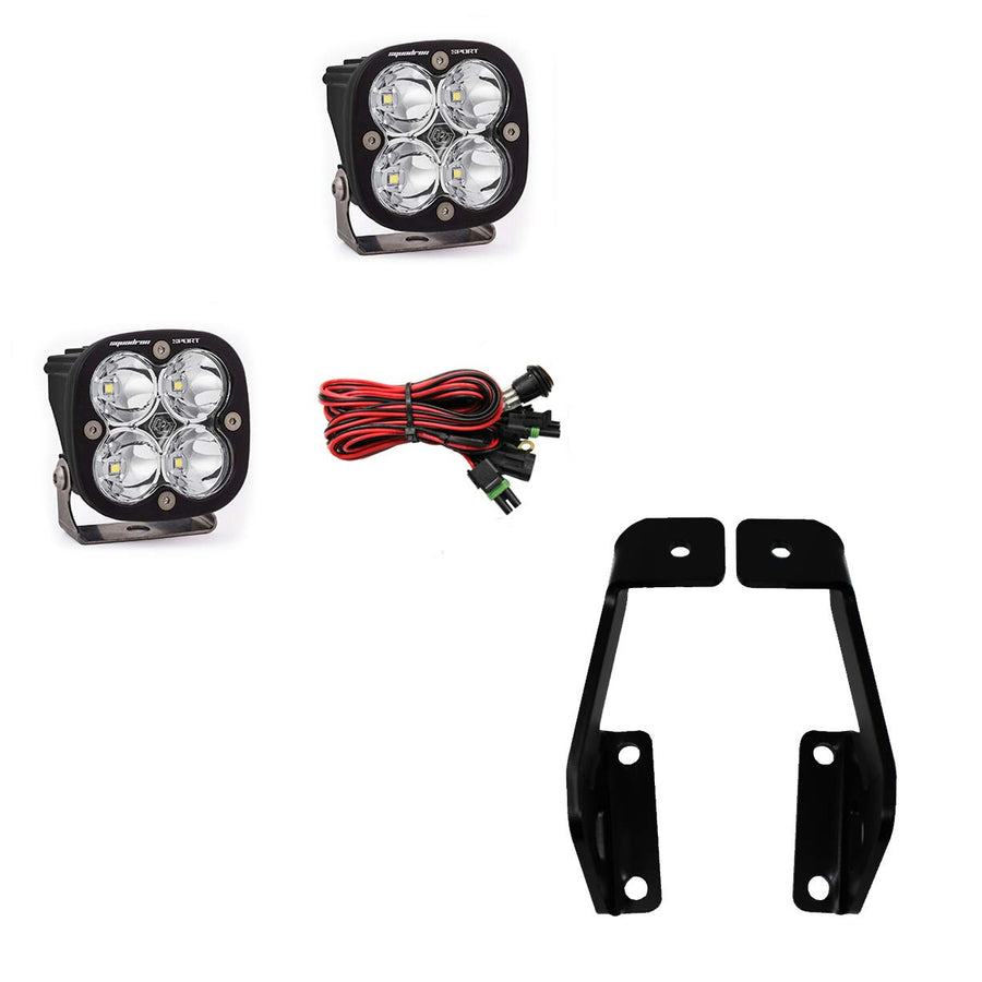 Squadron Sport Baja Designs LED A-Pillar Light Kit for Ford F-150 SVT Raptor Truck (Spot; Clear)