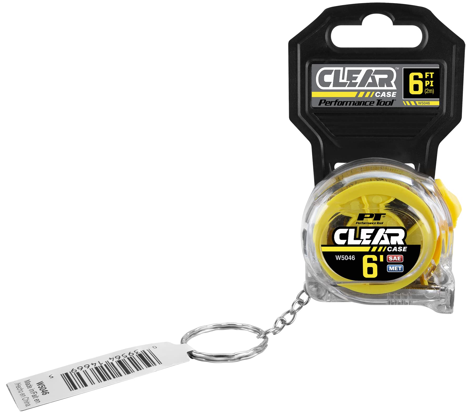 W5046 Performance Tool 6' X 1/2-Inch Clear Tape Measure