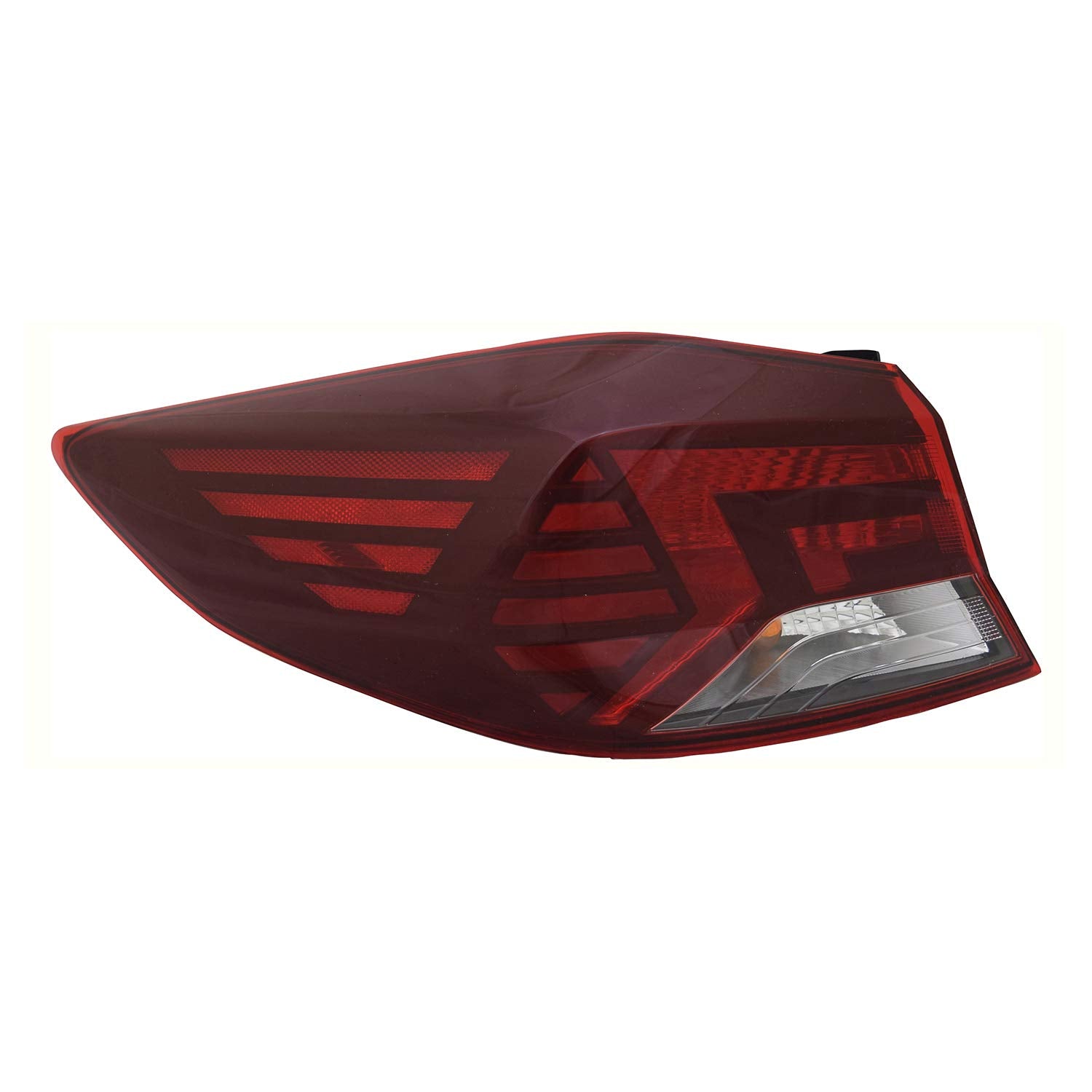 Left TYC Tail Light Assembly Compatible with 2019-2020 Hyundai Elantra
