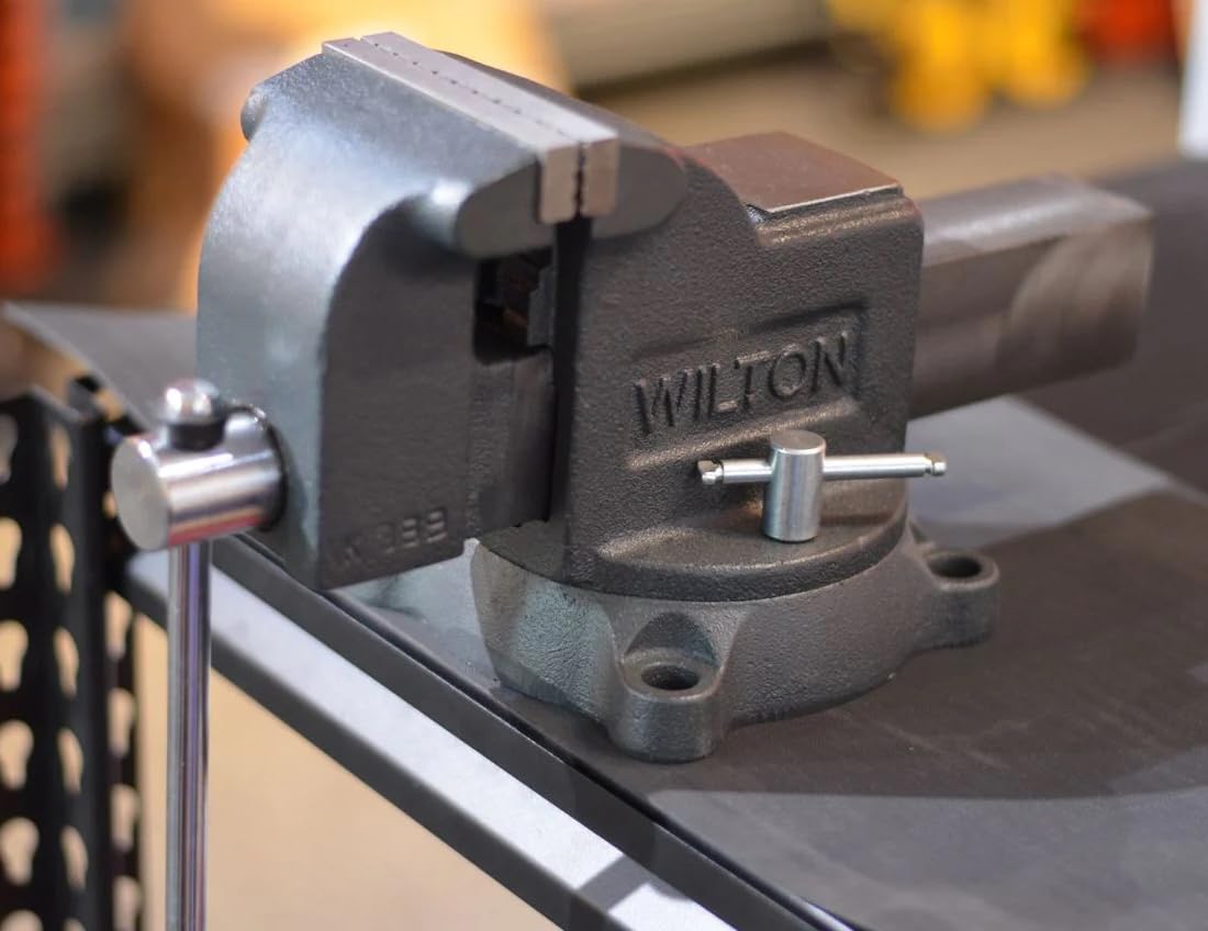 4" Jaw Width Wilton Shop Bench Vise, 4" Max Jaw Opening, 2-3/4" Throat (Model WS4)