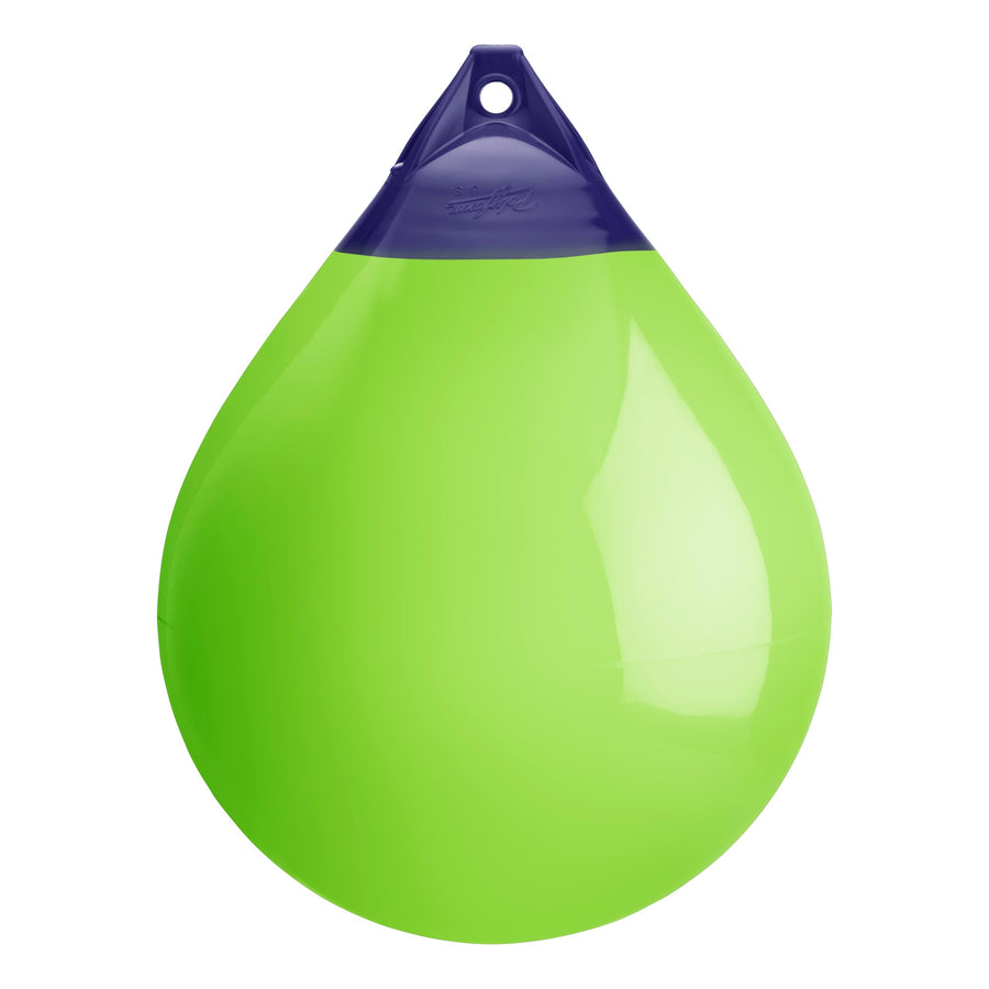 A-6 Standard Blue Ropehold Polyform Buoy - Lime