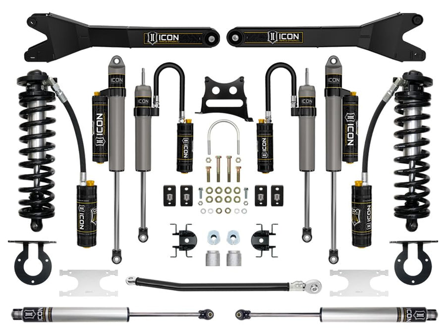 Stage 6 Coilover Conversion System, ICON 2.5-3" Lift Compatible with 2005-2016 Ford F250/F350, K63106