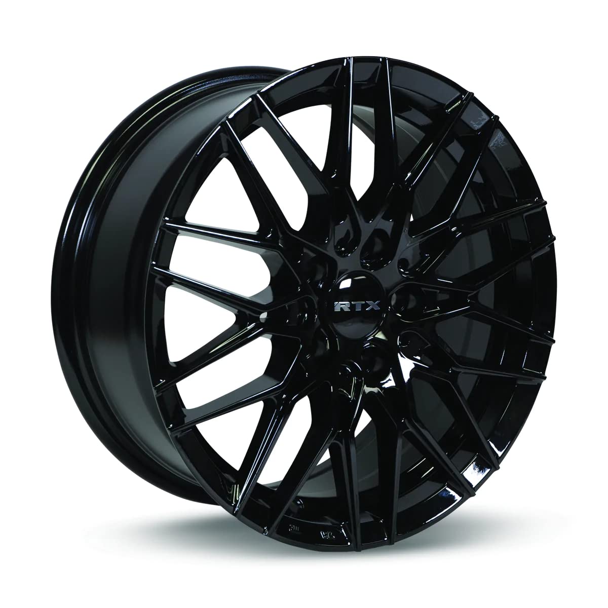 Custom RTX V20 Wheel - 16x7, 40 Offset, 5x114.3 Bolt Pattern, 73.1mm Hub - Gloss Black Rim