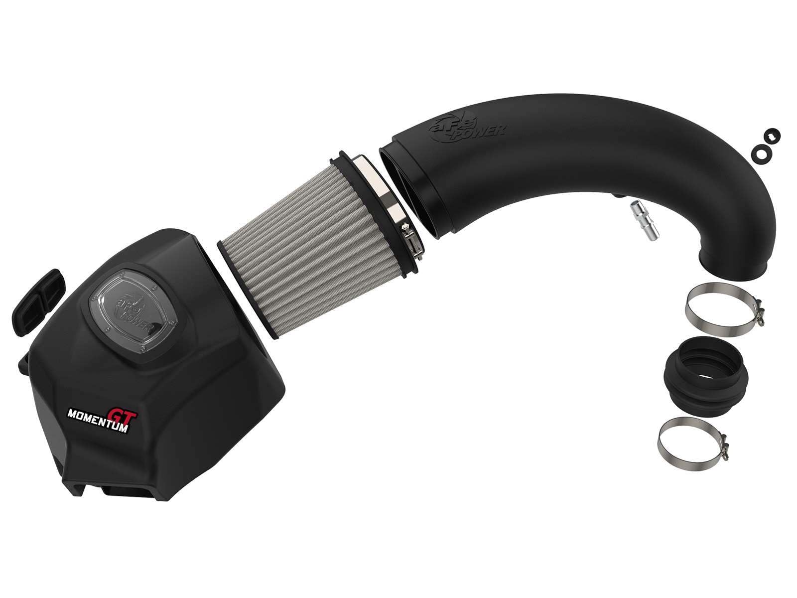 Momentum GT aFe POWER Cold Air Intake System w/Pro DRY S Filter, #50-70013D, Black