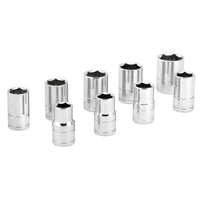 W32202 Performance Tool 1/2-Inch Drive Metric Socket Set, 9-Piece