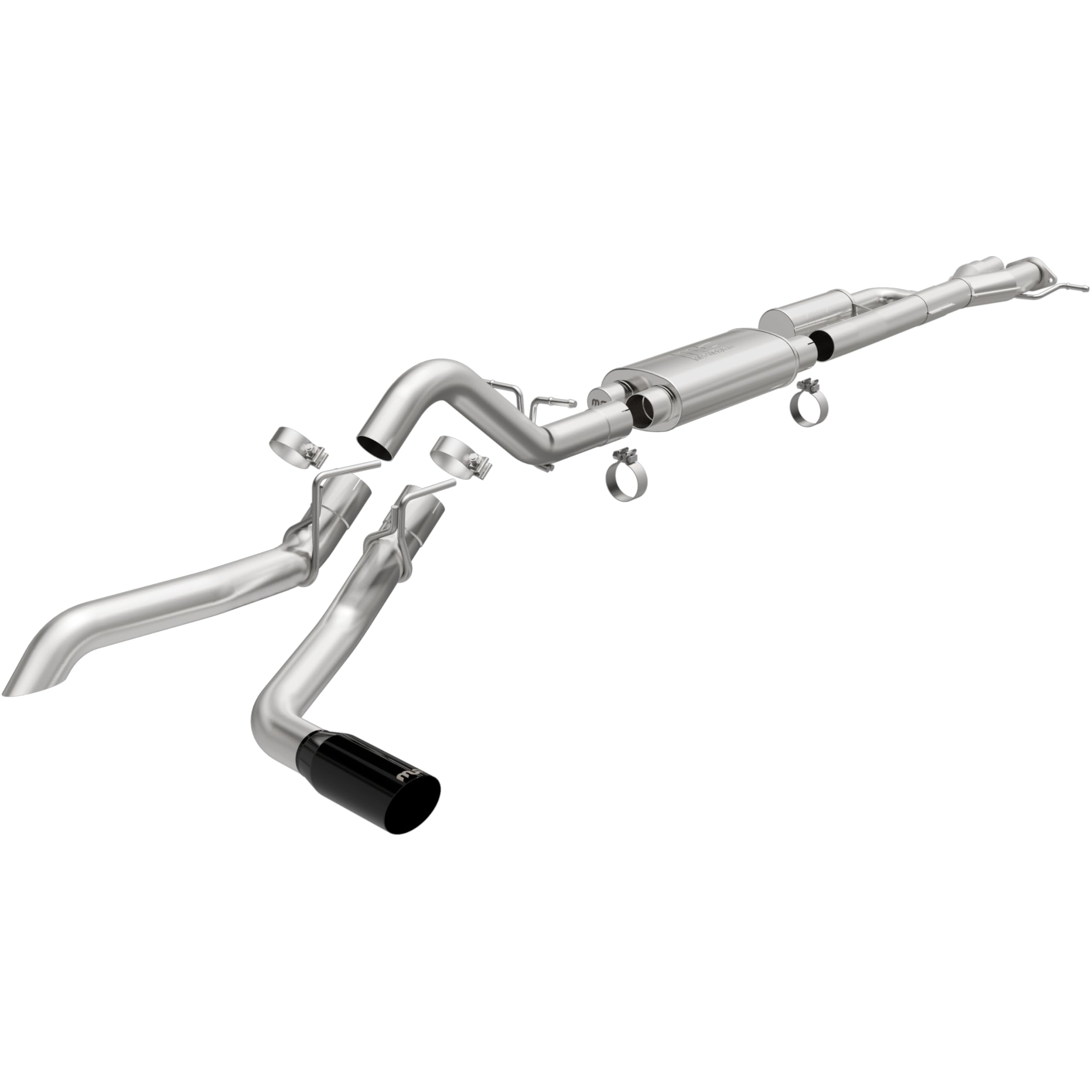 Performance MagnaFlow Exhaust System 19663: Overland Series, Cat-Back, Compatible with 2024-2025 Ford Ranger