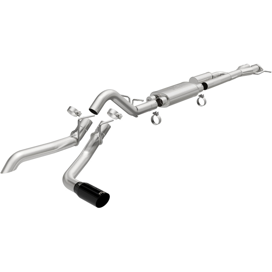 Performance MagnaFlow Exhaust System 19663: Overland Series, Cat-Back, Compatible with 2024-2025 Ford Ranger