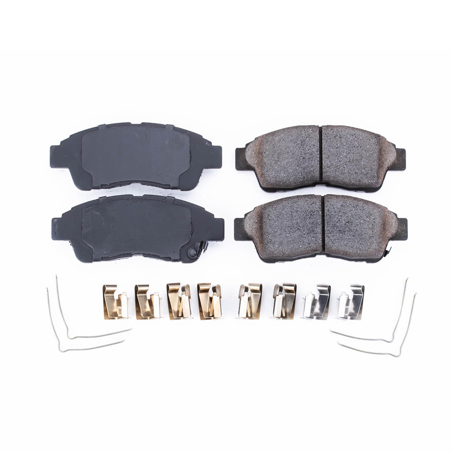 Power Stop Brake Kit Front For Geo Prizm 1993-97 |Toyota Camry 1992-01 |Celica 1994-97 |Corolla 1993-97 |RAV4 1996-00 - Ceramic Brake Pads With Installation Hardware, 17-562