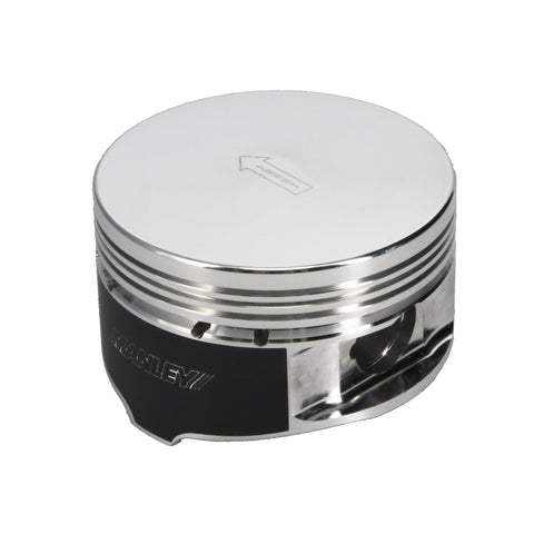 Platinum Series Manley 594000C-8 Flat Top Piston Set with Rings