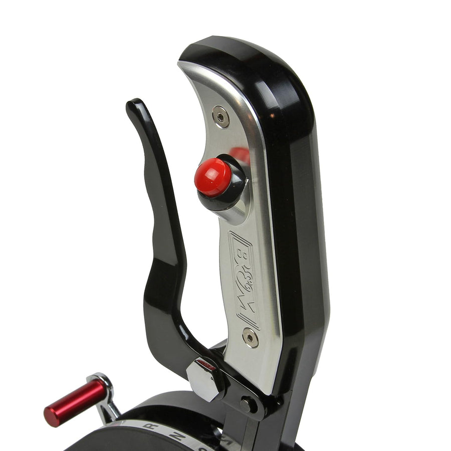 Optional B&M 81060 Side Plate with Integral 12-Volt Actuator Button for Magnum Grip Shifters