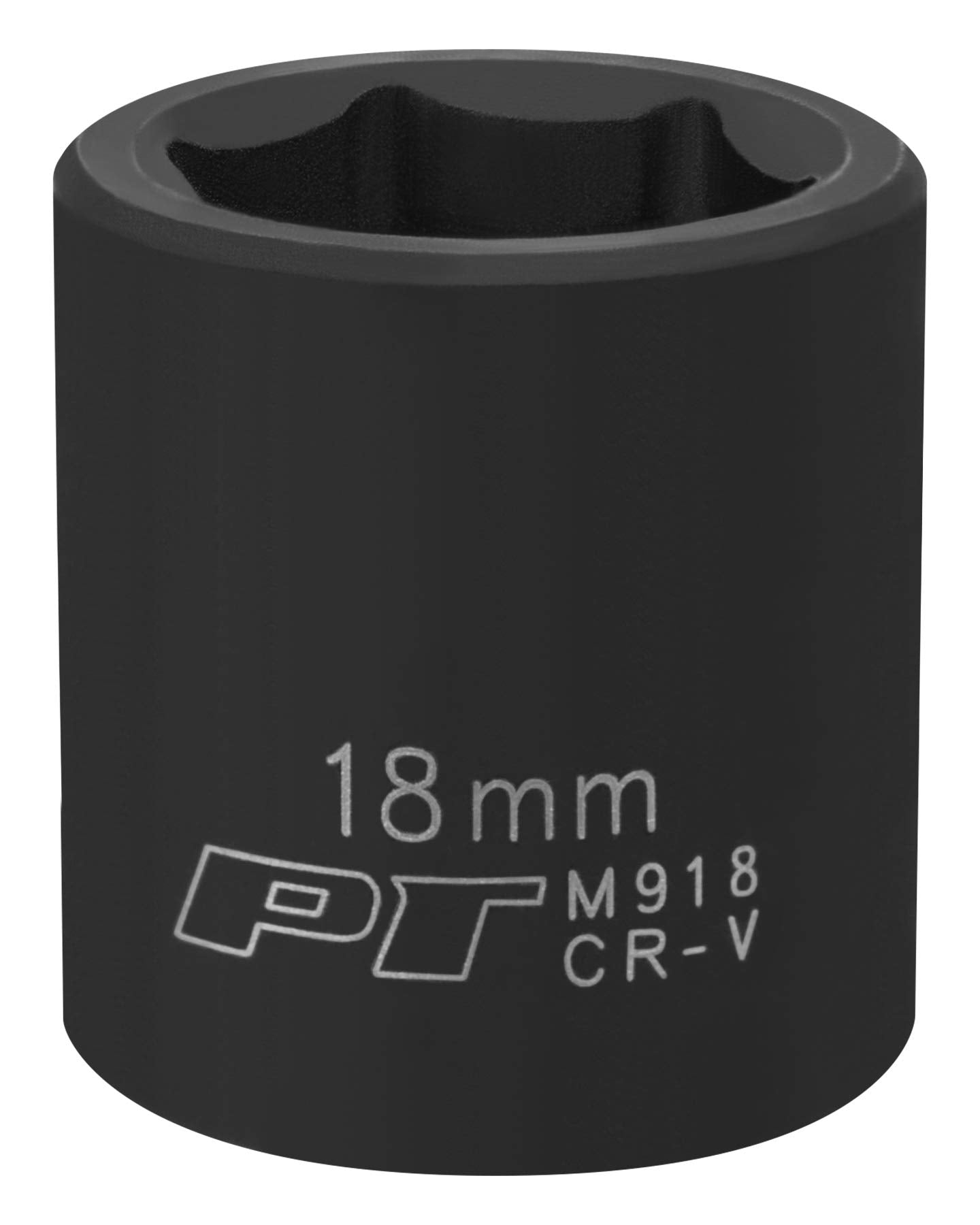 3/8-Inch Performance Tool M918 18mm 6pt Impact Socket