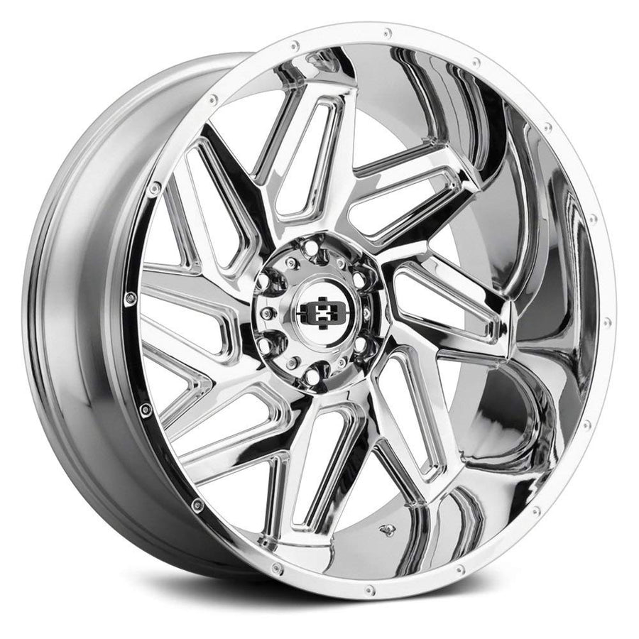 Off-Road Vision Spyder Custom Wheel - 361 Series - Chrome - 20" x 9", 12 Offset, 6x135 Bolt Pattern, 87.1mm Hub