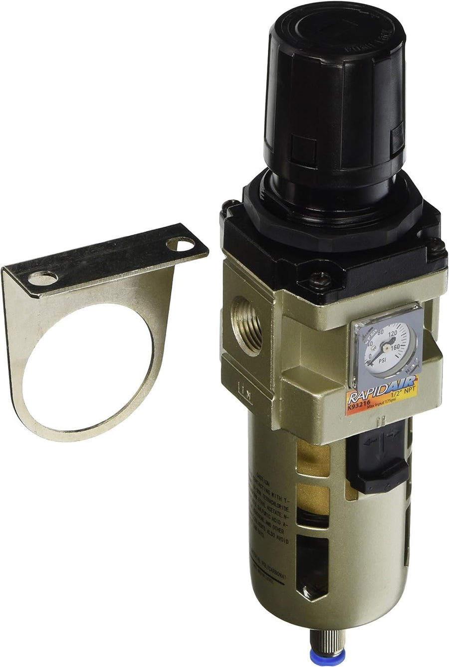 K93216 Rapidair NPT Filter Regulator, 1/2-Inch