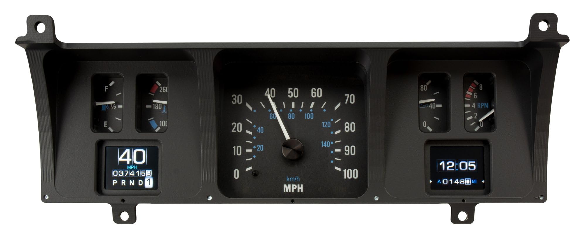 Dakota Digital Retrotech RTX-86J-WAG-X Gauge Instrument System Compatible with Jeep 1986-91 Wagoneer and 1986-88 J-Trucks