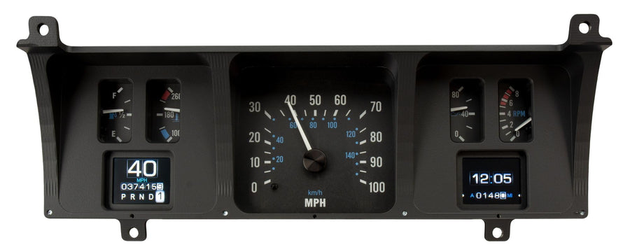Dakota Digital Retrotech RTX-86J-WAG-X Gauge Instrument System Compatible with Jeep 1986-91 Wagoneer and 1986-88 J-Trucks