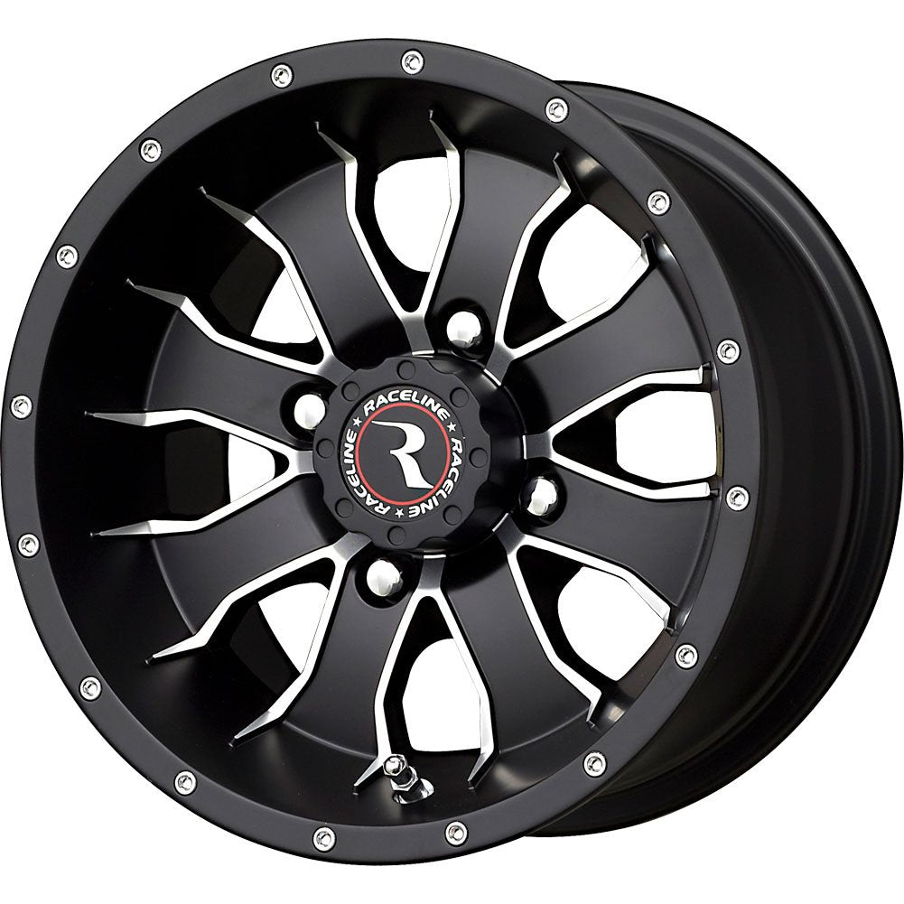 Mamba Raceline Black Wheel with Machined Face Finish (14x7"/4x156mm)