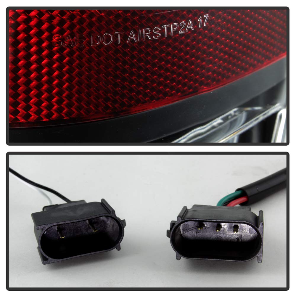 Ford F150 Spyder Auto 5084170 Styleside 04-08 (Not Fit Heritage & SVT) Version 2 Light Bar LED Tail Lights - Black