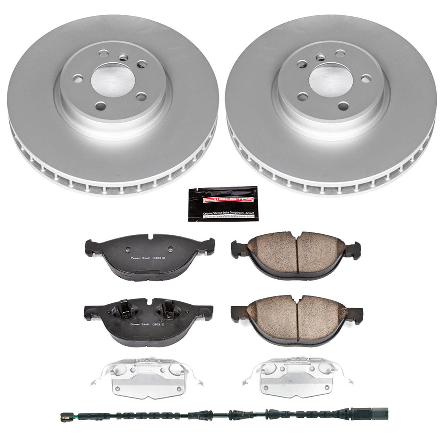 Power Stop CRK6009 Z23 Evolution Front Geomet Coated Brake Kit For BMW X5 2011-2018, BMW X6 2011-2019 [Model Specific]