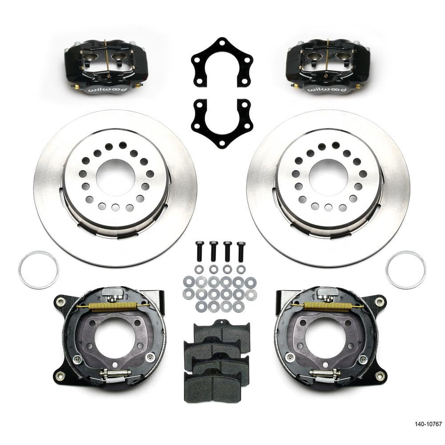 WILWOOD 140-10767 Mopar/Dana P/S Park Brake Kit 2.50" Off, w/Snap Ring Brng